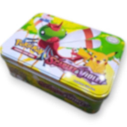 Pokemon Playing Cards for Kids with Metal Box for Fun and Play