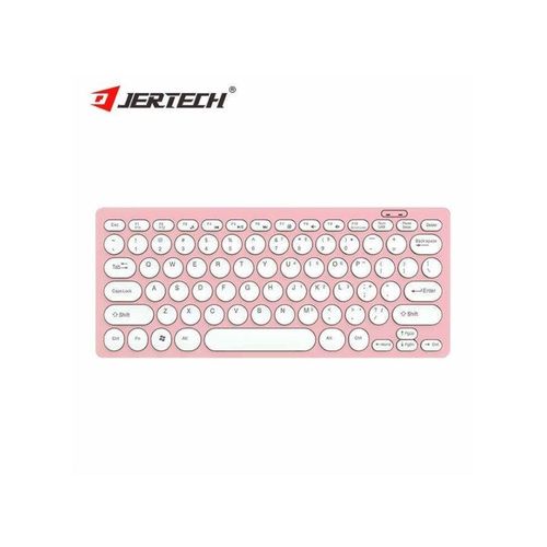 DK500 Pink USB Mini Silent Keyboard Arabic English