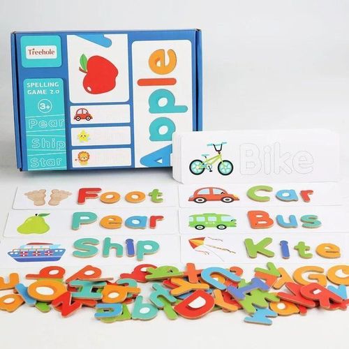 Kids English Alphabet Spelling Game – Colorful Letter Matching & Learning Cards Toy