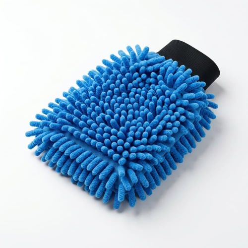 Microfiber Car Wash Mitt, Cleaning and Polishing Glove, Double-Sided Detailing Mitt