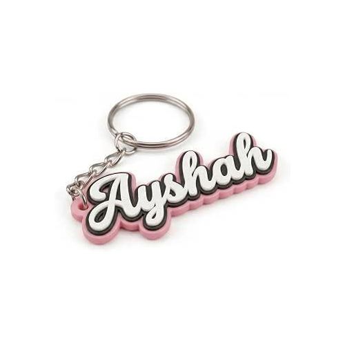 Ayshah Keychain - Personalized Name Keychain - Ayshah Personalized Gift for Friends, Family, Lovers, Best Friend, Birthday, Anniversary, Graduation, Christmas, Valentine's Day, Keepsake Jewelry