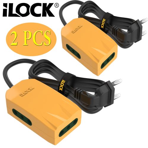 مقبس طاقة صغير بـ 3 منافذ - قطعتان