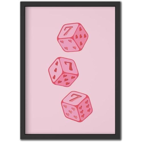 Giftaty Girls Frames - Wall Art - Home Decor (Lucky Dice)