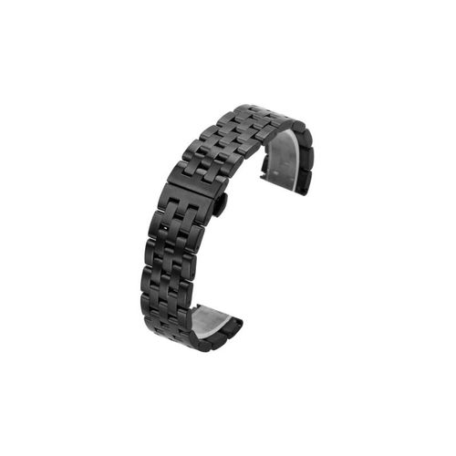 Metal Stainless Steel Strap 22mm Strap For Smart Watch Amazfit Pop 3S - Band Bracelet - Black