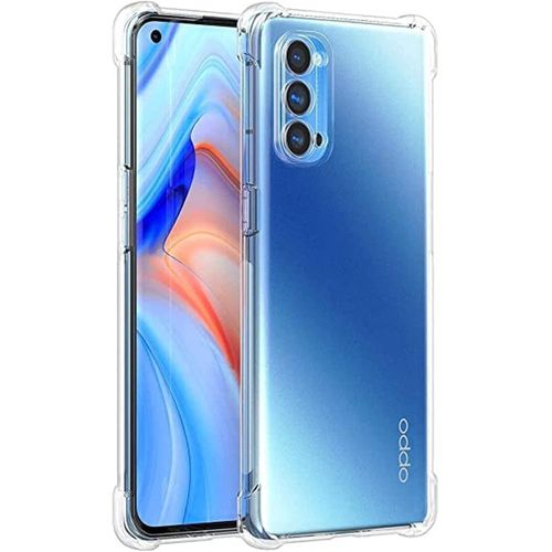 Case for Oppo Reno 5 / Oppo Reno 5K / Oppo Find X3 Lite Clear Case Soft TPU Gel Flexible Silicone Four Corners Shockproof Cover