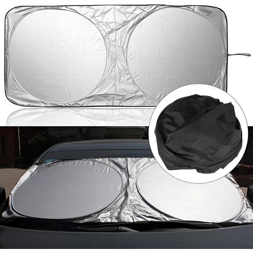 Sun Heat Blocker - Prevents Excessive Heat and Sun Damage Keeps Vehicle Interior Cooler Shields Dashboard and Steering Components Effortless Installation for Hot Climate Comfort