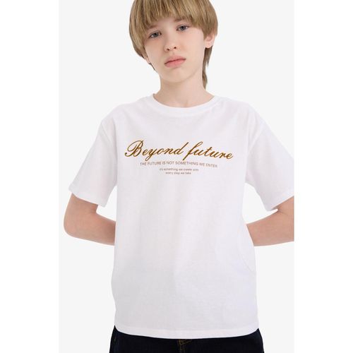 100% Cotton Crew Neck Printed Short Sleeve T-Shirt Men Kids