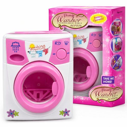 Kids Mini Washing Machine Toy - Pink - 1452