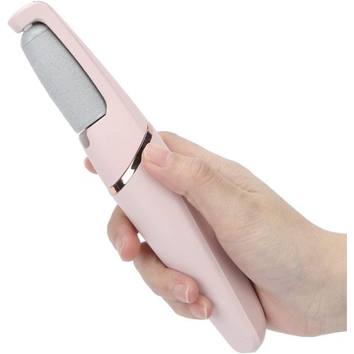 Electric Callus Remover and Nails Smoother, USB Rechargeable Foot File with 2 Roller Heads, LED Light, Waterproof Design for Home Pedicure Hard Skin Remover Foot with 2 Rollers 2 Speeds