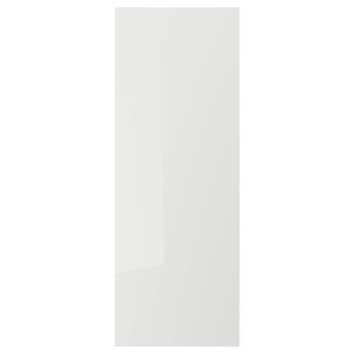 Cover panel White rectangular cover panel with glossy finish.