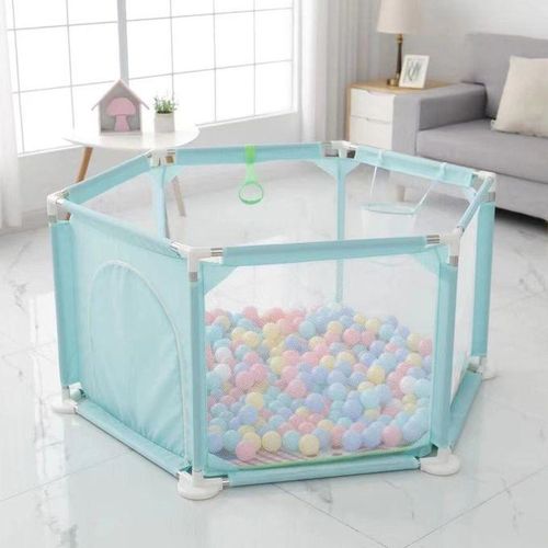 Hexagonal playground for babies and toddlers
