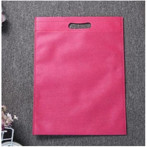 Fuchsia Polyester Fabric Gift Bag – 30 × 40 cm 10pcs