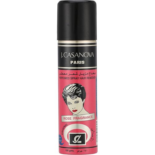 Perfumed spray hair remover rose 150 gm.