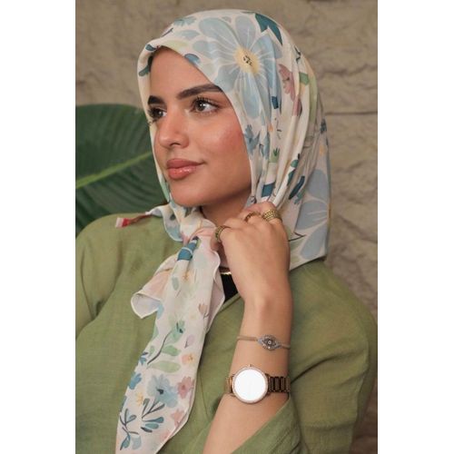 Women's Patterned Soft Chiffon Hijab Scarf Elegant Casual Wrap Multicolor