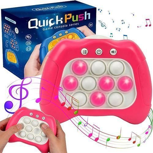 Quick Push Light Up Pop Game Fidget Toys For Adults And Kids