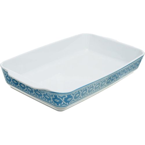 Marrakesh Rectangular Baking Casserole, Large, White
