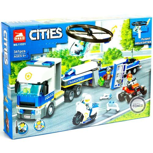 Lari Police Helicopter Transport 341 Pieces - 11531