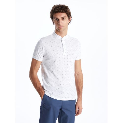 Grandad Collar Short Sleeve Mens T-Shirt