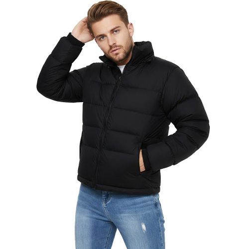 Waterproof Winter Puffer Jacket with Removable Hood