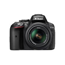D5300 - 24.2 ميجا بكسل DSLR كاميرا مع 18-55 ملم VR II أداة للعدسات - أسود