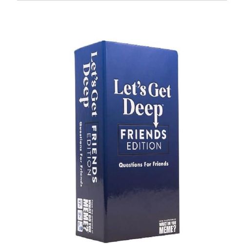 Let's Get Deep Friends Edition Card Game, Questions for Friends, Party Game