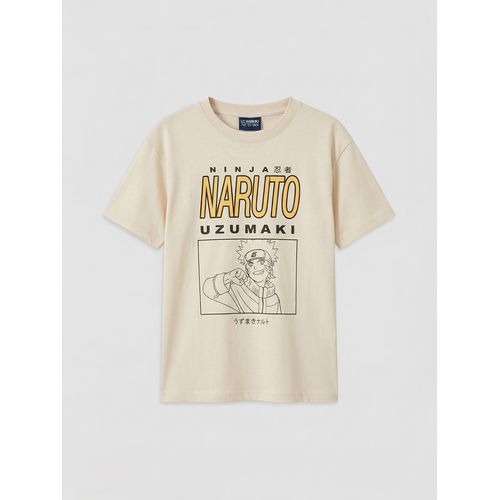Crew Neck Naruto Print Boy's T-Shirt
