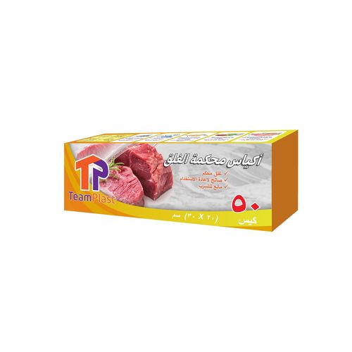 Easy ZIP Lock Food Storage Bags - Large Size (20cm X 30 Cm)