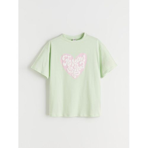 Heart Print Girl's T-Shirt