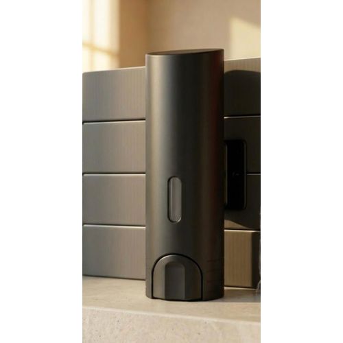 Black plastic soap dish