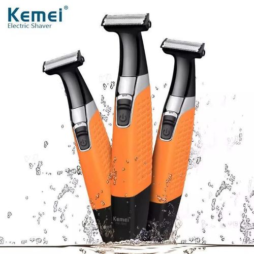 Kemei-1910 electric man trimmer usb rechargeable waterproof close shaving beard body grooming machine