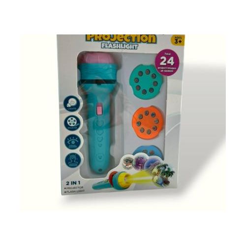 Kids Educational Projector 2-in-1 – Flashlight & Image Projector
