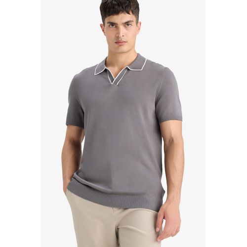 Modern Fit Short Sleeve Knitwear Polo T-Shirt