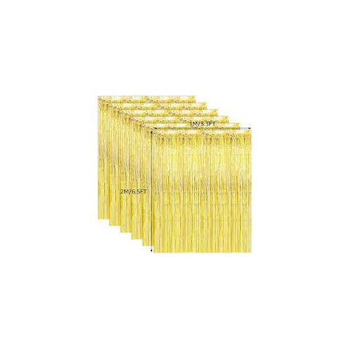 Shiny Gold String Curtain for Decor and Parties – Metallic Photo Backdrop