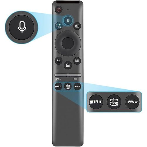 Remote Control for Samsang Ultra TV Compatible for Samsung LED Android UHD OLED QLED with voice function Television