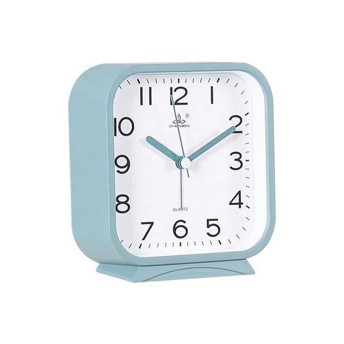 Quartz alarm clock with stand for use in the bedroom or bathroom with a large screen easy to use and hear suitable for deep sleepers students and the elderly Battery-operated alarm clock with a snooze function
