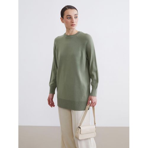 Women's Crew Neck Knit Tunic