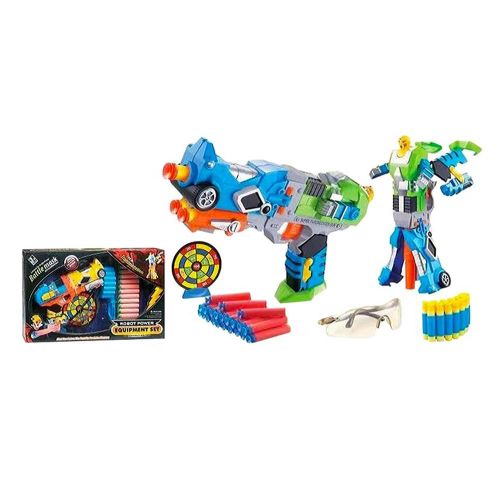 Battle Mask Transformer Gun to Robot with Glasses & Foam Bullets - SB279C