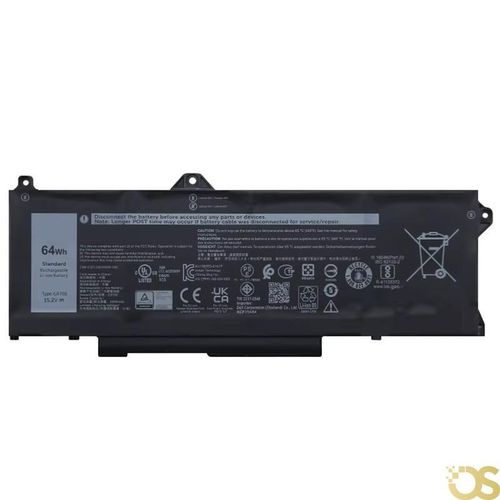 Battery Compatible with Dell Latitude (15.2v/4000mah/64wh) 5431 5421 5521 3561 Precision 3581 3470 Alienware m17 R5 AMD Gaming GRT01- 3 Month Warranty