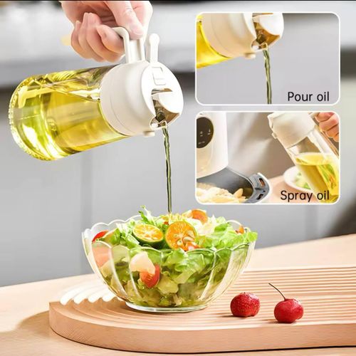 Spray bottle 2-in-1 glass oil bottle 600 ml unspecified color