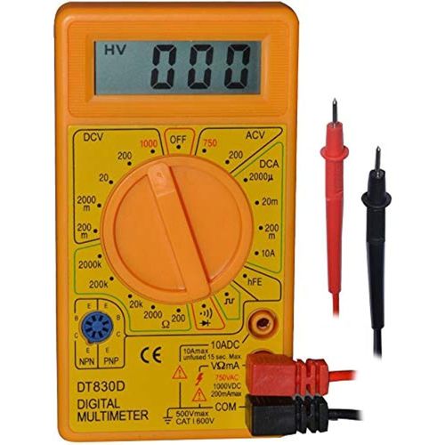 Professional LCD Digital Multimeter – Versatile AC/DC Voltmeter, Ammeter, and Ohmmeter for Electronics Repair and DIY Projects