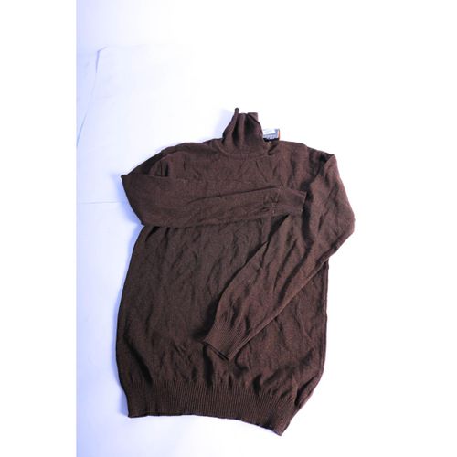 PULLOVER Brown MENS winter sweater NA SIZE -BROWN -NA
