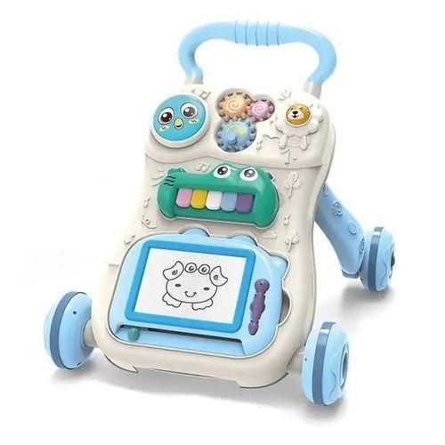 Infant Early Educational Toy with Drawing Board – Musical Push Walker