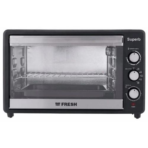 Electric Oven With Grill, 48 Liter, 2000 Watt, Black - Fresh-500017152
