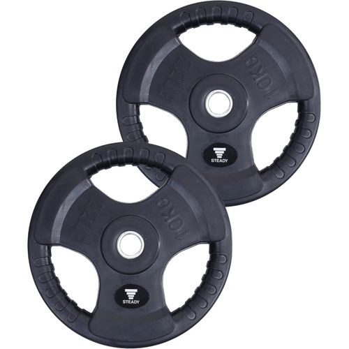 ST129 Barbell Plate, 22.0 lbs (10 kg), Set of 2, Muscle Training Equipment, Bench Press Set, Barbell Weight Training, Iron Array, Barbell Set, Gym, Squat, 2.5, 12.5, 10, 31.0, 33.0, 44.1, 44.2