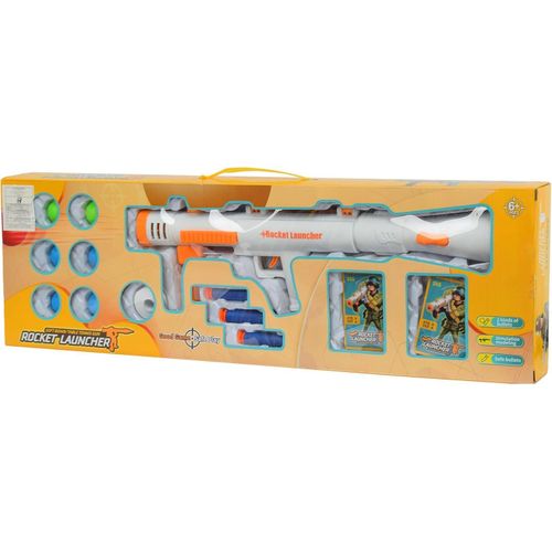 Plastic Rocket Launcher 13 Pieces Multicolour 1