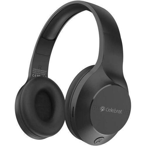 Headphone A27 Bluetooth With Mic Stereo Sound Music Wireless Headset, Bluetooth, AUX with External Microphone and Support SD Card (Black)