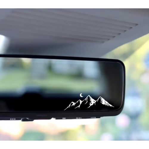 High Quality Vinyl Starlight and Patboys Car Mirror Sticker - Long Lasting Rearview Mirror Sticker for Seasoned Readers and Everyday Use