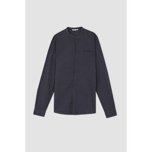 Boy Crew Neck Regular Fit Long Sleeve Shirt - Anthra