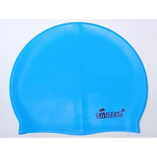 Waterproof silicone swim cap for children