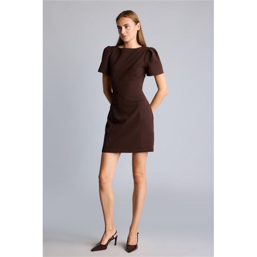 Crew Neck Mini Dress